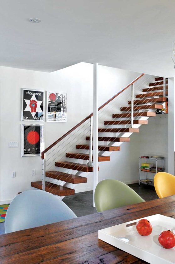 The open design makes for abundant light and easy movement throughout the home.